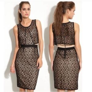 Marc by Marc Jacobs black lace sleeveless dress, XS
